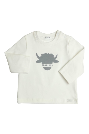 Gymp T-shirt lange mouw Aerodoux Off White