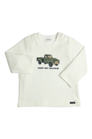 Gymp T-shirt lange mouw Aerodoux Off White