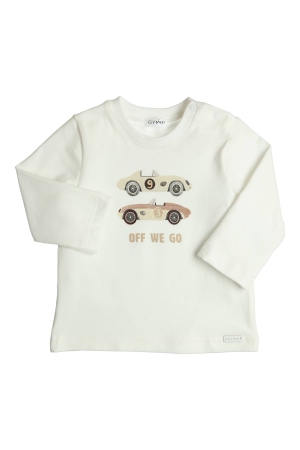 Gymp T-shirt lange mouw Aerodoux Off White