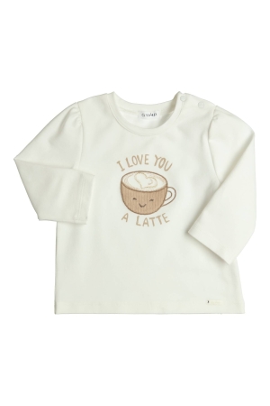 Gymp T-shirt lange mouw Aerodoux Off White