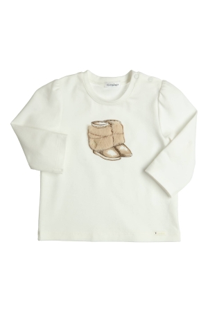 Gymp T-shirt lange mouw Aerodoux Off White