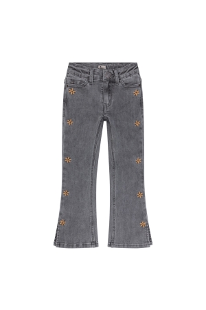 Daily7 Flared Fit Jeans Flower 1149 Used Grey Denim