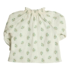 Gymp blouses Off White - Green 360-6713-10