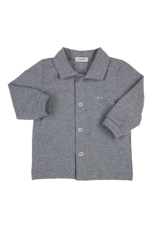 Gymp Overhemd Aerochine Grey Melange