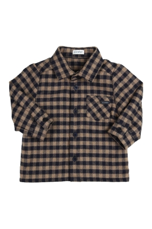 Gymp Overhemd Harley Navy - Beige