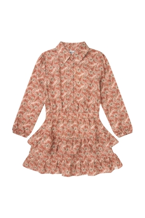Daily7 Jurk Flower Print 2917 Beige Melange
