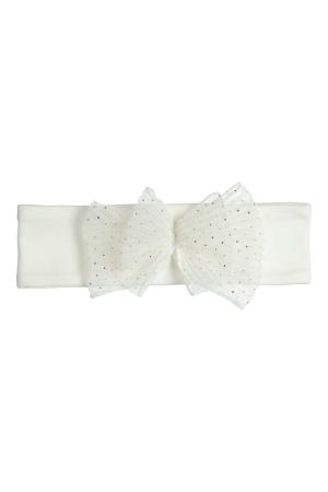 Gymp Haarband Cheryl Off White - Gold
