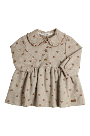 Gymp Jurk Grayce Beige - Brown