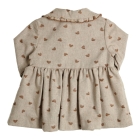 Gymp jurken Beige - Brown 470-6533-10