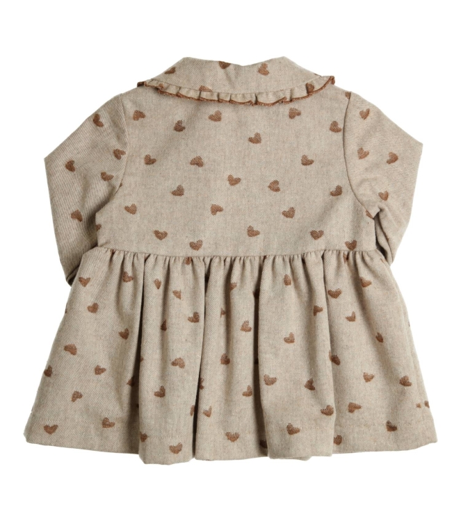 Gymp jurken Beige - Brown 470-6533-10