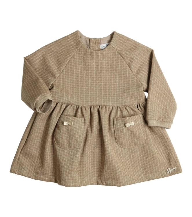 Gymp jurken Beige - Gold 470-6536-10