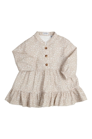 Gymp Jurk Candice Off White - Beige