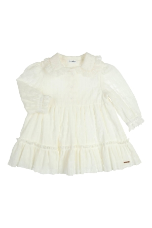 Gymp Jurk Klary Off White