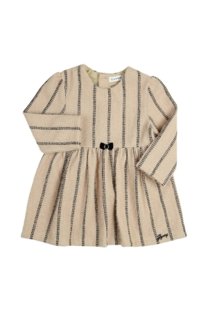 Gymp Jurk Reina Beige - Black