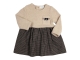 Gymp jurken Black - Beige 470-6659-10