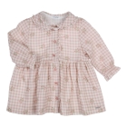 Gymp jurken Off White - Old Rose 470-6710-10