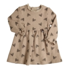Gymp jurken Beige - Brown 470-6829-10