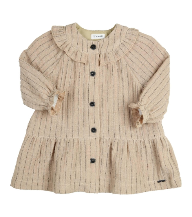 Gymp jurken Beige - Anthracite 470-6871-10
