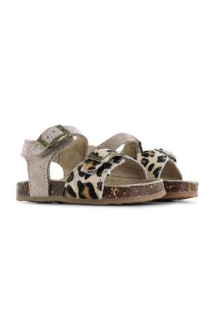 Shoesme Meisjessandalen Taupe Leopard
