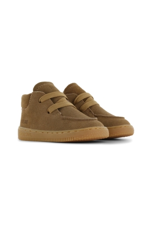 Shoesme Hoge sneakers met veters Cognac