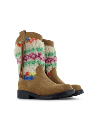 Shoesme Meisjeslaarzen Cognac Multicolor