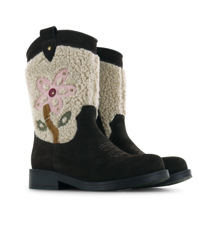 Shoesme laarzen Dark Brown Teddy NW26W006