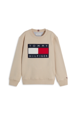 Tommy Hilfiger Sweatshirt Heritage Flag Classic Beige