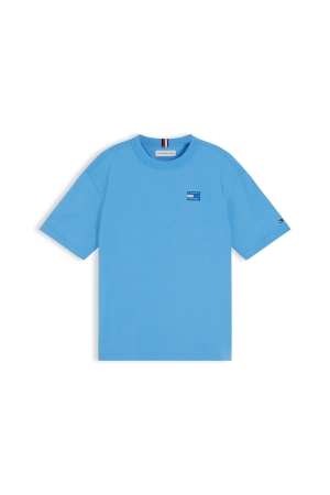 Tommy Hilfiger T-shirt Tonal Flag Copenhagen Blue