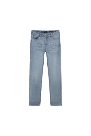 Rellix Spijkerbroek Straight Fit Used Light Denim