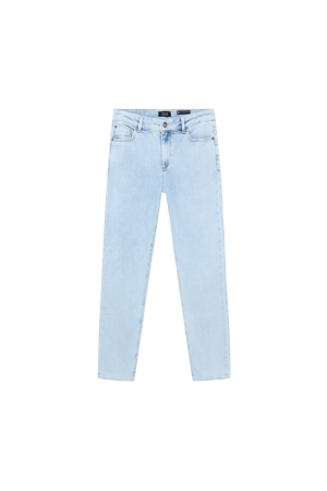 Rellix Spijkerbroek Straight Wide Fit Used Light Denim