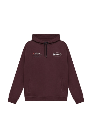 Rellix Hoodie Dusty Bordeaux