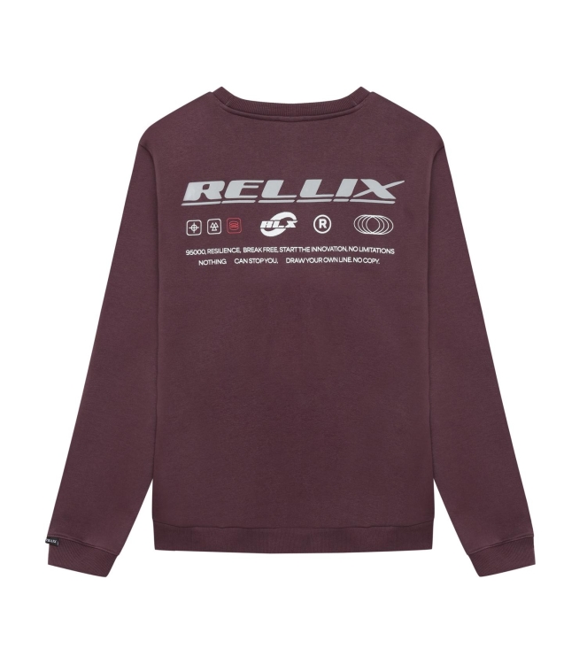 Rellix truien Dusty Bordeaux 940518