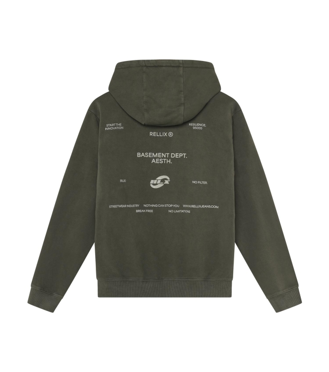 Rellix truien Army Wood 940550
