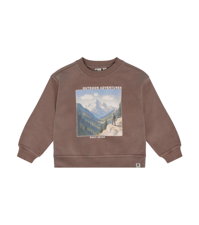 Daily7 truien Almond Brown 920449