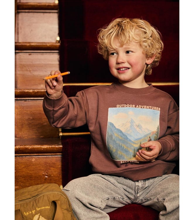 Daily7 truien Almond Brown 920449