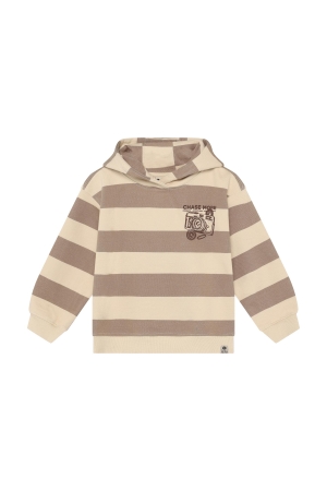 Daily7 Hoodie Oversized Backprint Plaza Taupe