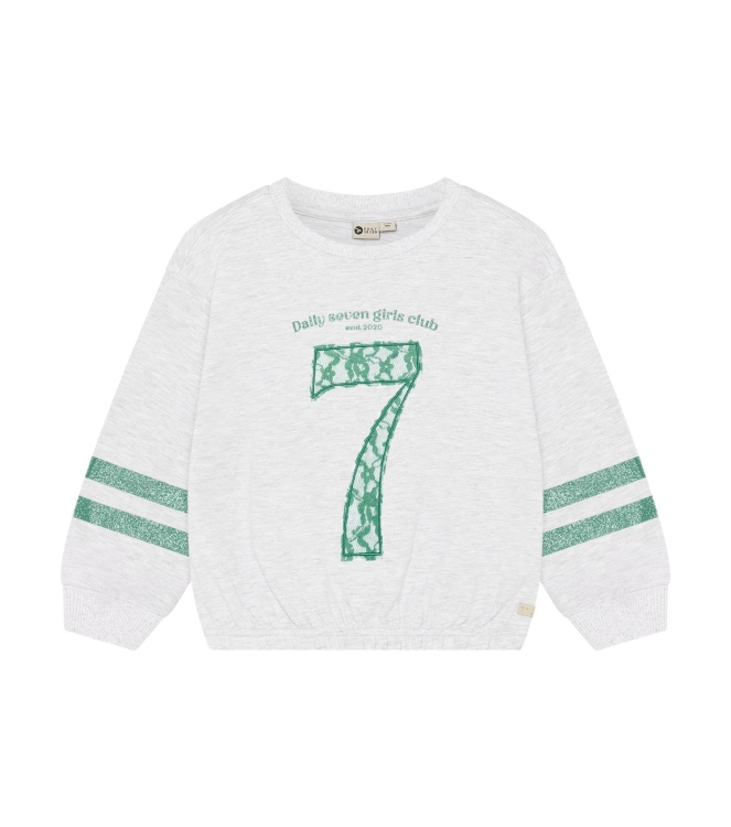 Daily7 shirts Light Grey Melange 930473