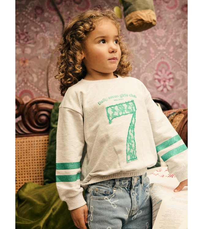 Daily7 shirts Light Grey Melange 930473
