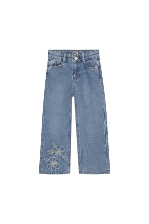 Daily7 Spijkerbroek Embroidery Blue Denim