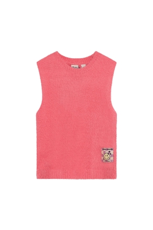 Daily7 Gebreid Gilet Desert Rose