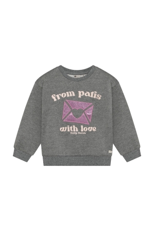 Daily7 Sweater Artwork Mid Grey Melange