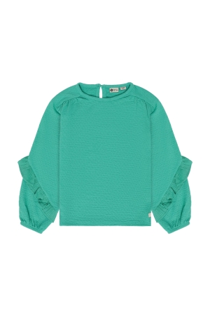 Daily7 T-Shirt Ruffle Sea Green