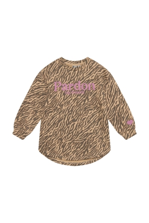 Daily7 Sweat Jurk Animal Ginger Root