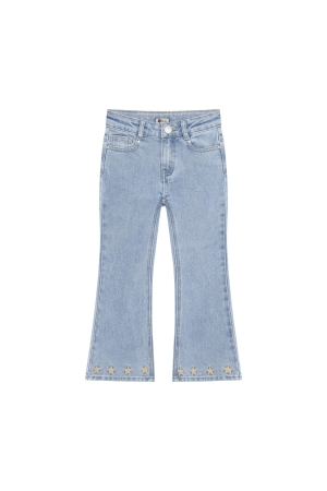 Daily7 Spijkerbroek Flared Medium Blue denim