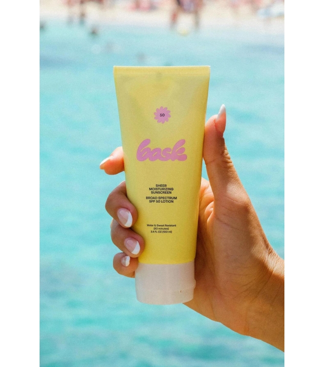 Amici Cosmetics verzorgingsproducten Geel Bask SPF 50 Lotion