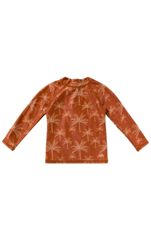 Salted Stories Palms Swim Longsleeve Bombay Brown