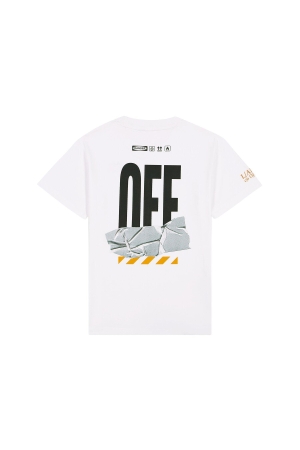LAB By Off White Off Active Duct Tape T-shirt White