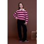 Geisha truien Burgundy/Pink 62630K-41