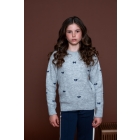 Geisha truien Grey/Navy 64538K-23