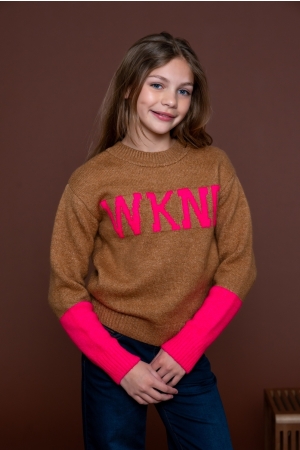 Geisha Pullover WKND Beige/Pink